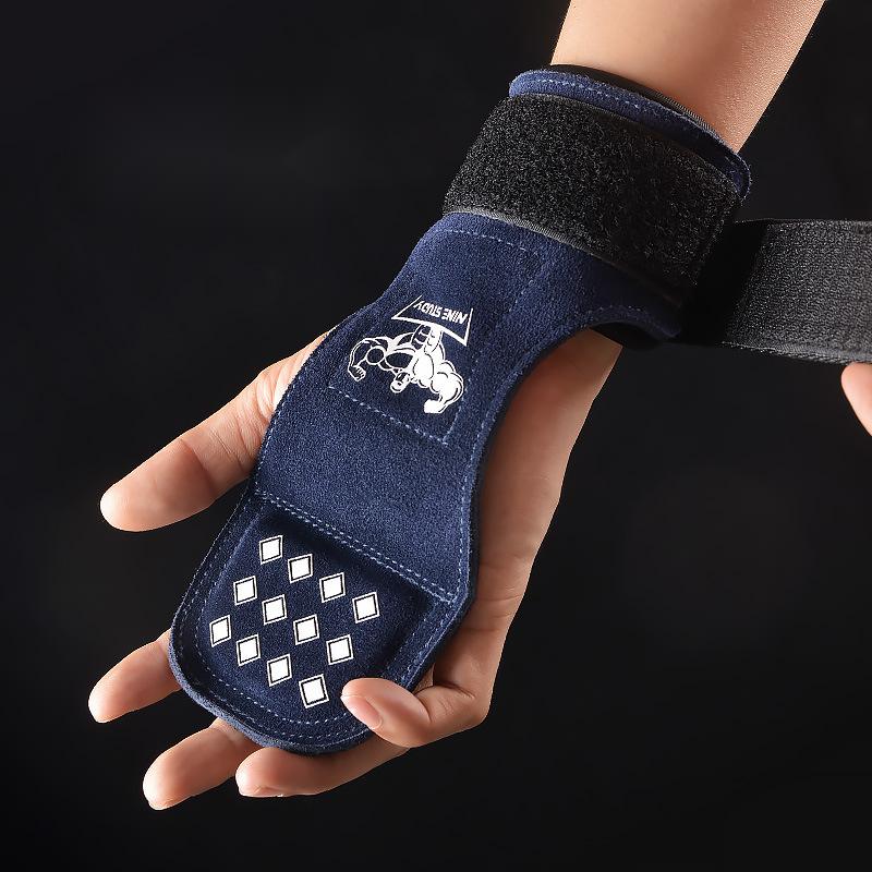 New Leather Gym Gloves Pull-up - Crossfit Equipment review and price