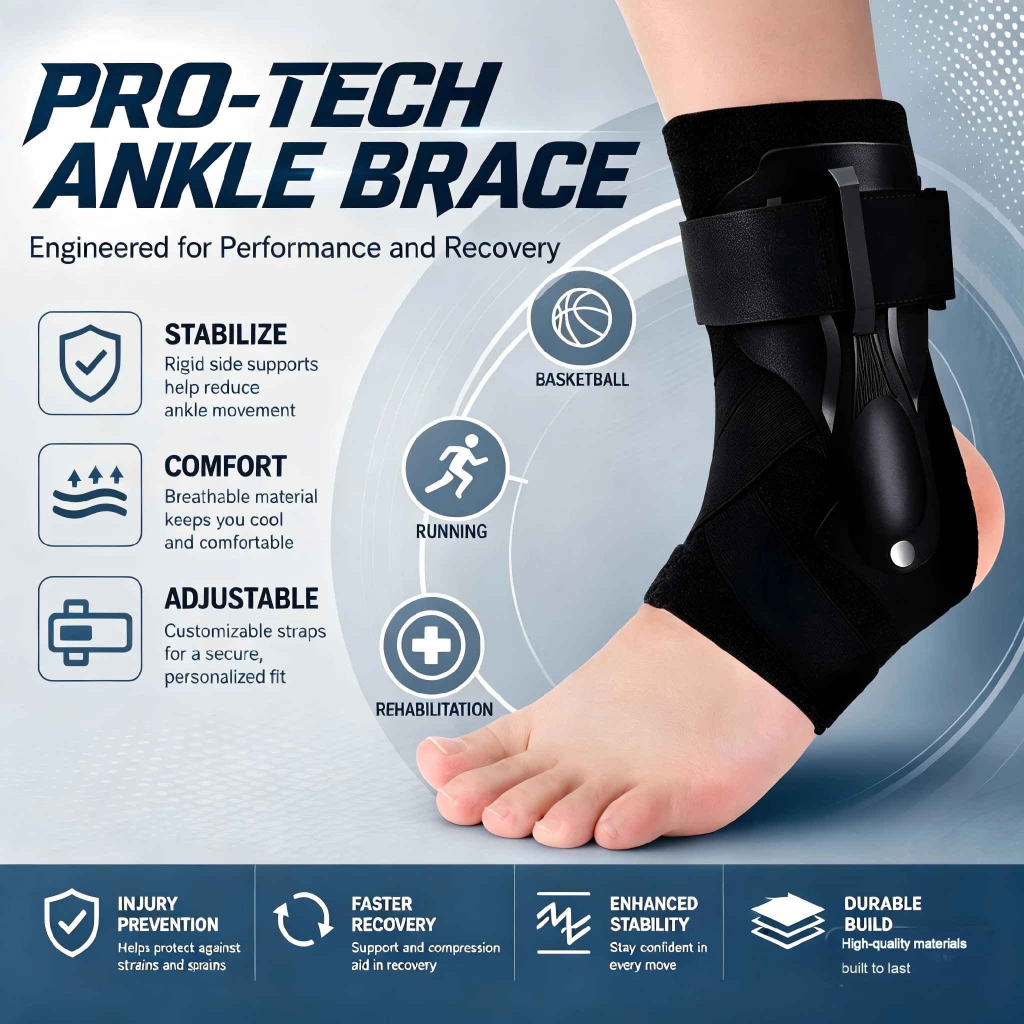 1/2PCS Ankle Brace for Spraine - Ankle Mobility Band review and price