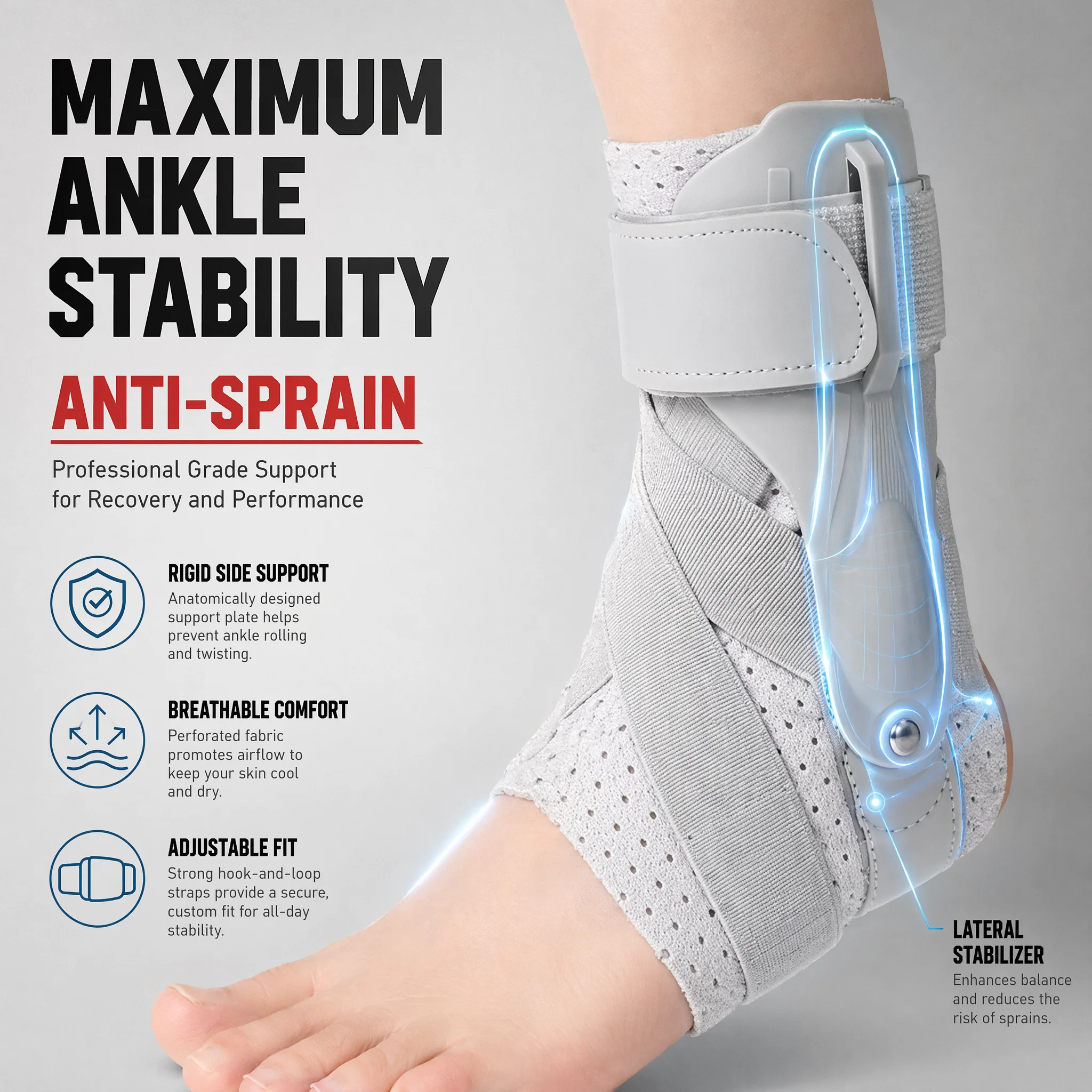Ankle Brace with Side Stabiliz - Ankle Mobility Band review and price
