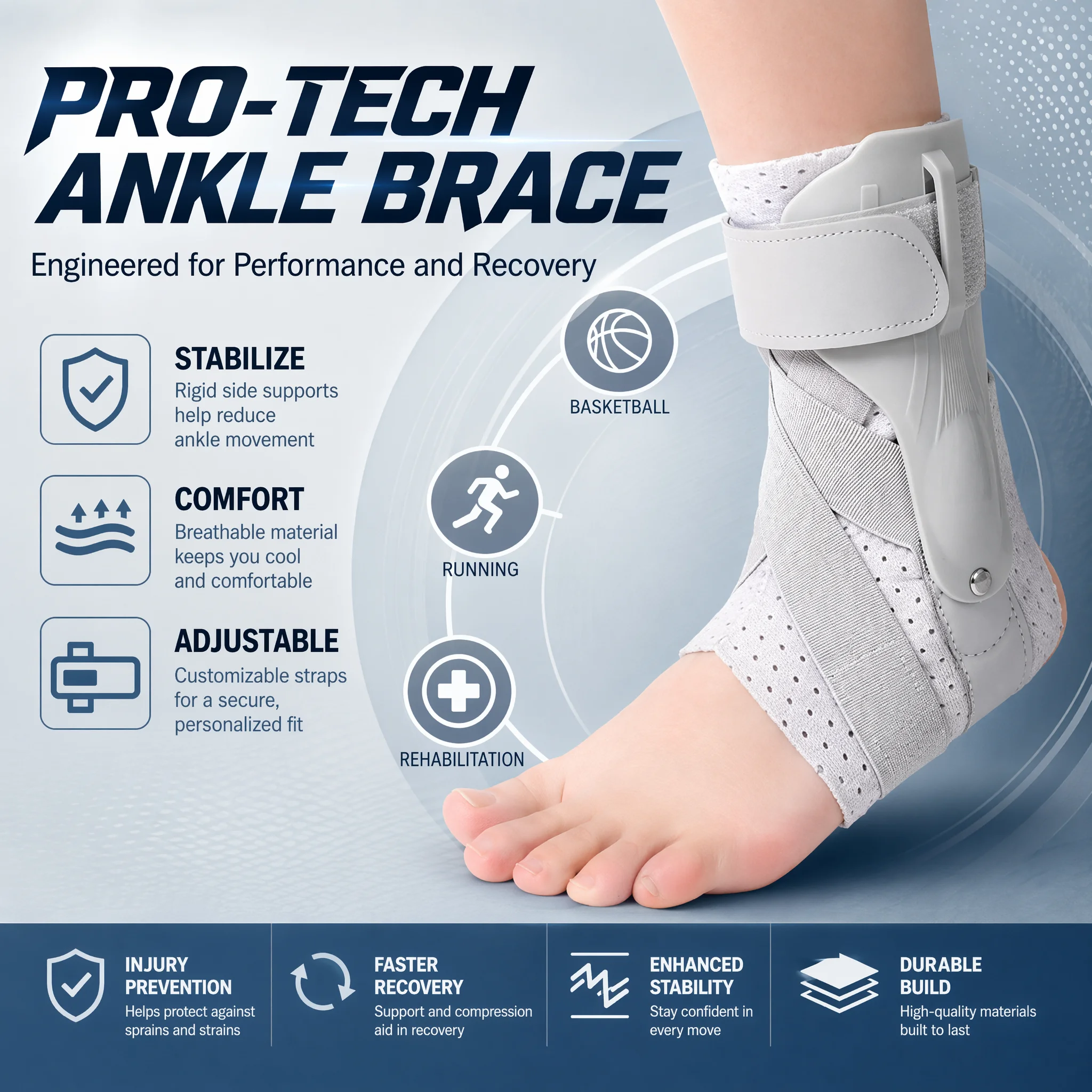 Ankle Brace with Side Stabiliz - Ankle Mobility Band review and price