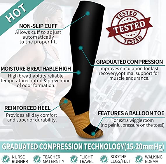 Size S-XXL Compression Socks M - Crossfit Training review and price