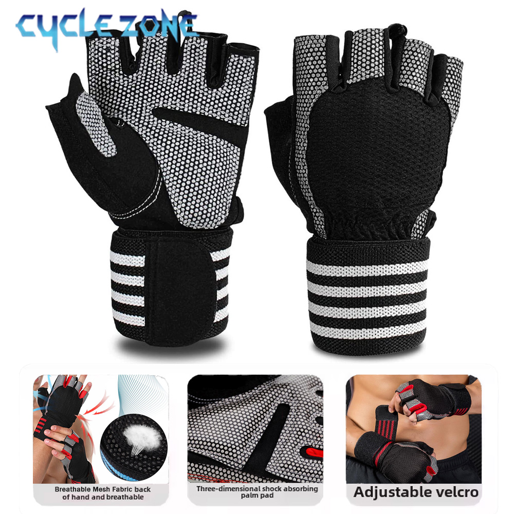 1 Pair Half Finger Gym Fitness - Crossfit Equipment review and price