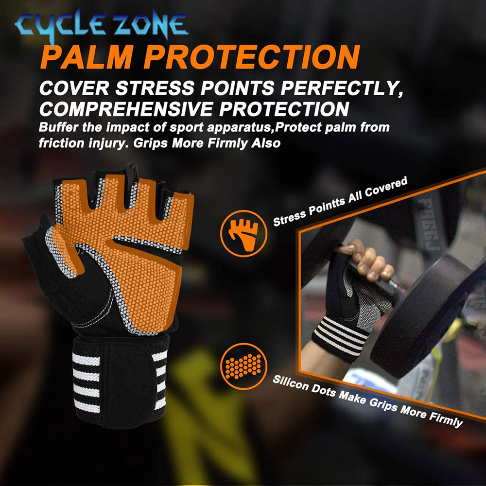 1 Pair Half Finger Gym Fitness - Crossfit Equipment review and price
