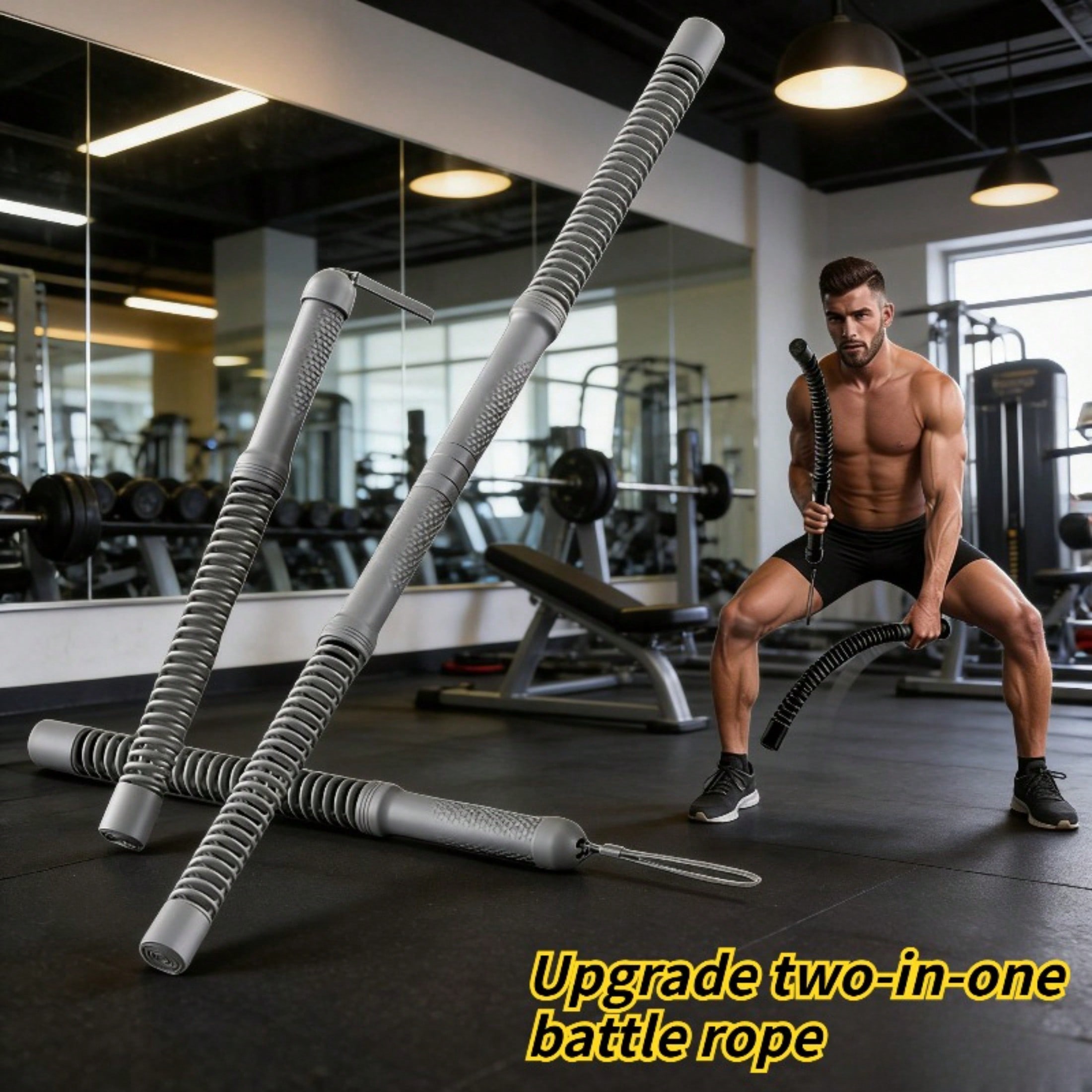 2-in-1 Upgraded Cordless Battl - Crossfit Training review and price