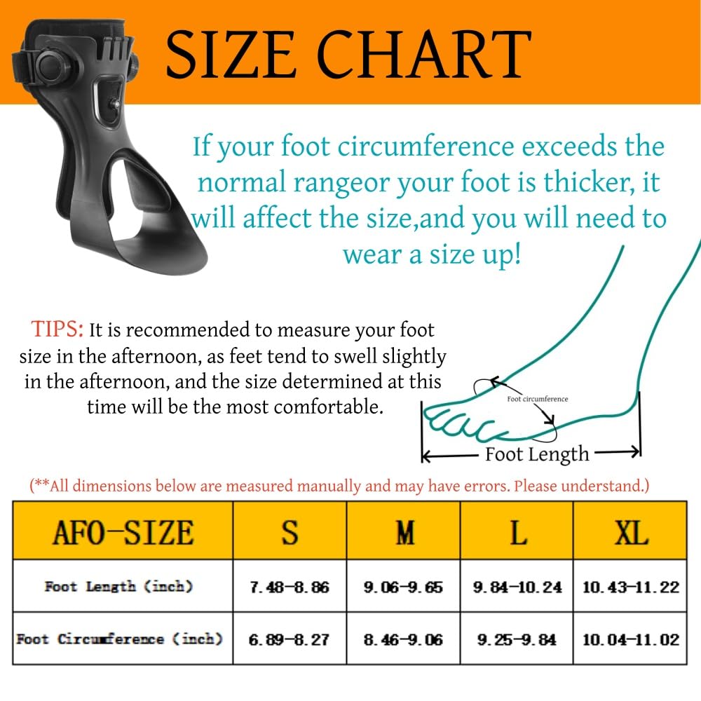 Drop Foot Brace Orthosis AFO A - Ankle Mobility Band review and price