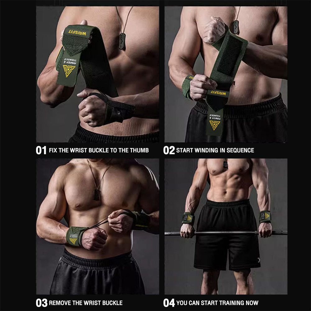 1 Pair Premium Wrist Support F - Crossfit Equipment review and price