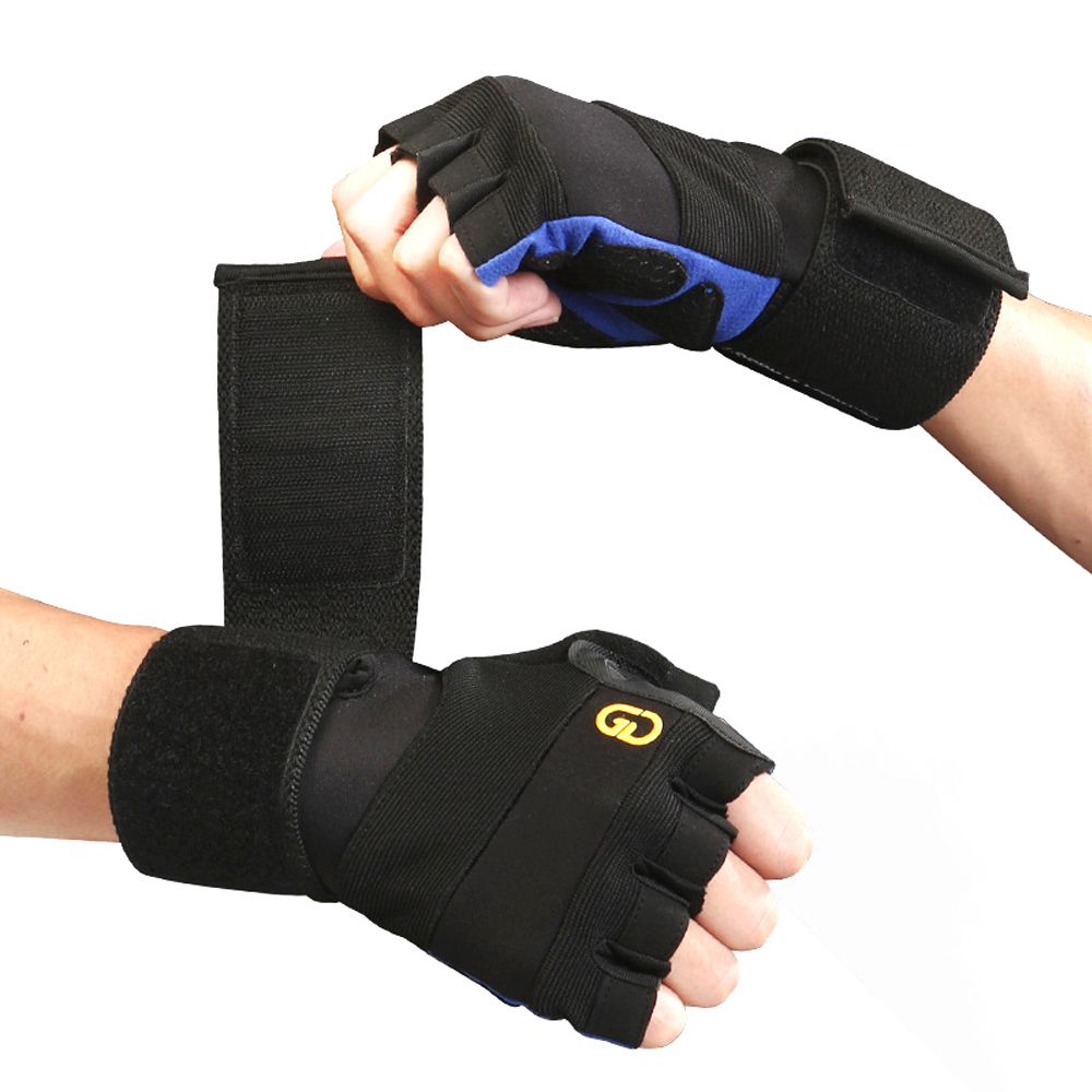 1Pair Workout Gloves with Wris - Crossfit Gym Gear review and price